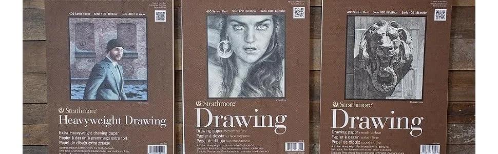 Strathmore (400-107 400 Series Drawing, Smooth Surface, 14x17, White - product information 3