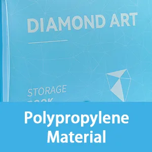 TTPOLONG A3 Diamond Painting Storage Book, Diamond Art Portfolio Book 30 Pags Clear Pockets Plastic Sleeves(16.8X12.5 Inch) Blue 17x12.5 Inch - product information 5