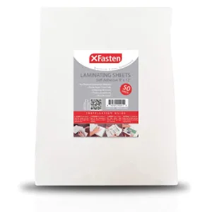 XFasten Self-Adhesive Laminating Sheets, 9 x 12 Inches (50-Pack), 4.76 Thickness (50-Pack) 9-Inches x 12-Inches - Laminating Sheets