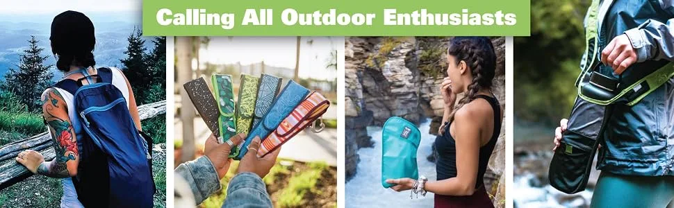 ChicoBag rePETe Water Bottle Sling | Recycled Water Bottle Carrier with Strap | Eco Friendly | Aquamarine Pack of 1 Aquamarine - outdoor