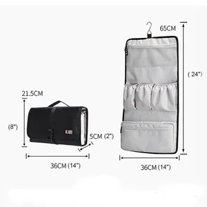 BUBM Travel Case Carrying Case Portable Storage Bag Roller Hanging Bag Organizer for Dyson Airwrap Styler,Shark Flexstyle Air Styling & Drying System,Black - airwrap case