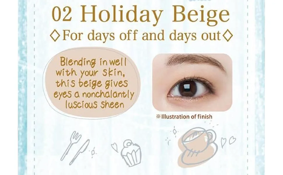 CANMAKE Creamy Touch Pearl (02 Holiday Beige) - 02 Holiday Beige