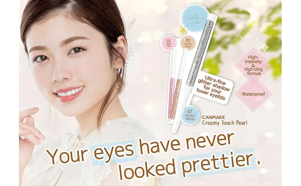 CANMAKE Creamy Touch Pearl (02 Holiday Beige) - CANMAKE CREAMY TOUCH PEARL