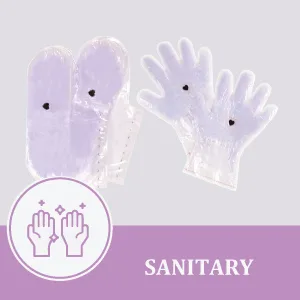ForPro 10-Minute Paraffin Foot Treatment, Spa and Home Treatment Booties, Relaxing Lavender, One-Pair - product information 6