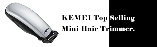 KEMEI Mini Clippers Trimmer Groomer Cordless Self-Haircut Kit Styling Shears With Stainless Steel - product information 16