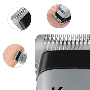 KEMEI Mini Clippers Trimmer Groomer Cordless Self-Haircut Kit Styling Shears With Stainless Steel - product information 20