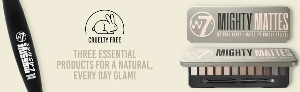 W7 - Meet Your Mattes Gift Set - Eyeshadow, Mascara & Eyeliner Makeup Kit - Perfect, Cruelty Free Makeup Gift Set - gift set