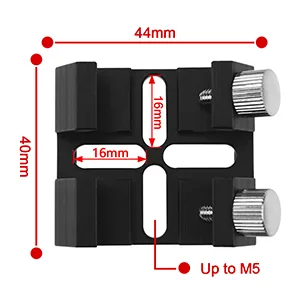 Astromania Universal Dovetail Base for Finder Scope - Ideal for Installation of Finder Scope, Green Laser Pointer Bracket Hole Spacing 10.2-30.2MM - product information 17