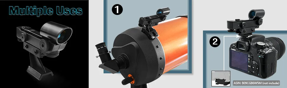 Astromania Finderscope Starpointer for Astronomical Telescopes with Slide-in Bracket - product information 22
