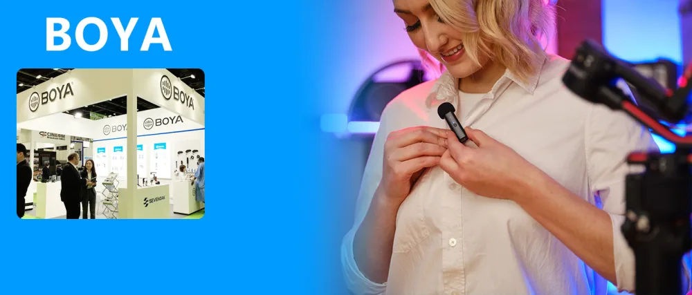 BOYA BY-M1 3.5mm Electret Condenser Microphone with 1/4" adapter for Smartphones iPhone DSLR Cameras PC - boya store