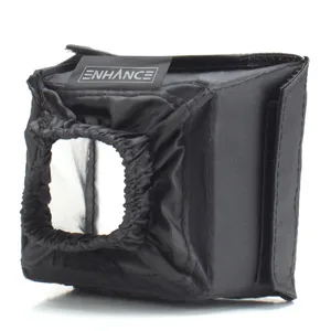 ENHANCE Camera Light Diffuser Softbox for Pop Up and External Speedlites with Foldable, Universal Design, Compatible with Neewer, Altura, Youngnuo, Canon, Nikon, and More Speedlite Flashes - enhance camera flash diffsuer