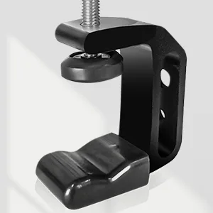 Julius Studio 2-Pack C Clamp Multi Functional Adapter for Various Situation, Standard 1/4" 3/8" Female Screw Thread Hole for Mounting Equipment, Photo Video Studio, Wood Work, JSAG381 - Clamp