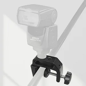 Julius Studio 2-Pack C Clamp Multi Functional Adapter for Various Situation, Standard 1/4" 3/8" Female Screw Thread Hole for Mounting Equipment, Photo Video Studio, Wood Work, JSAG381 - mount crossbar
