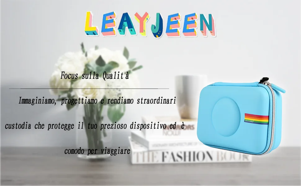 Leayjeen Camera Case Compatible with Kodak Printomatic/Kodak Smile Digital Instant Print Camera(Case Only) Blue - product information 11
