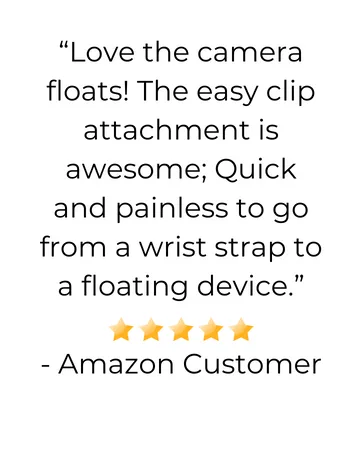 Nordic Flash Waterproof Camera Float - Pack of 2 - Bright Yellow - customer testimonial