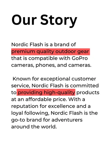Nordic Flash Waterproof Camera Float - Pack of 2 - Bright Yellow - Nordic Flash company story