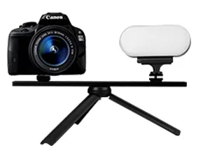 Cold Shoe Bracket Extension Bar, Tripod Bracket Mount Dual Camera Flash Mount Can Be Adjust Easily, Aluminum Hot Shoe Extension Bar with 1/4" & 3/8" Screw for Camera LED Video Light Flash Light - dual camera flash mount tripod bracket