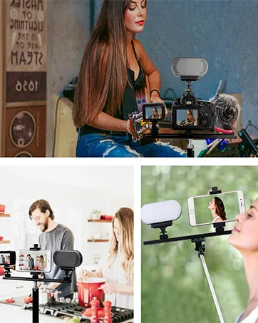 Cold Shoe Bracket Extension Bar, Tripod Bracket Mount Dual Camera Flash Mount Can Be Adjust Easily, Aluminum Hot Shoe Extension Bar with 1/4" & 3/8" Screw for Camera LED Video Light Flash Light - Tripod Bracket Mount