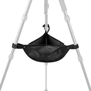 Selens Tripod Weight Bag Black Durable Tripod Stone Bag Universal Light Stand Sand Bag for Stabilizing Photography Accessory - Universal Tripod Weight Stone Bag Heavy Duty Sandbag to Light Stand Legs