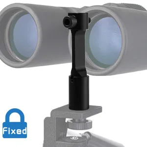 Binocular Tripod Adapter, Quick-Release Design Optics Uni-Daptor Tripod Adapter, 1/4 Inch Threading Mount Aluminium, for Connecting Binocular Telescope and Camera Tripod Universal, Black - product information 5