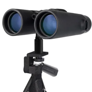 Binocular Tripod Adapter, Quick-Release Design Optics Uni-Daptor Tripod Adapter, 1/4 Inch Threading Mount Aluminium, for Connecting Binocular Telescope and Camera Tripod Universal, Black - product information 9