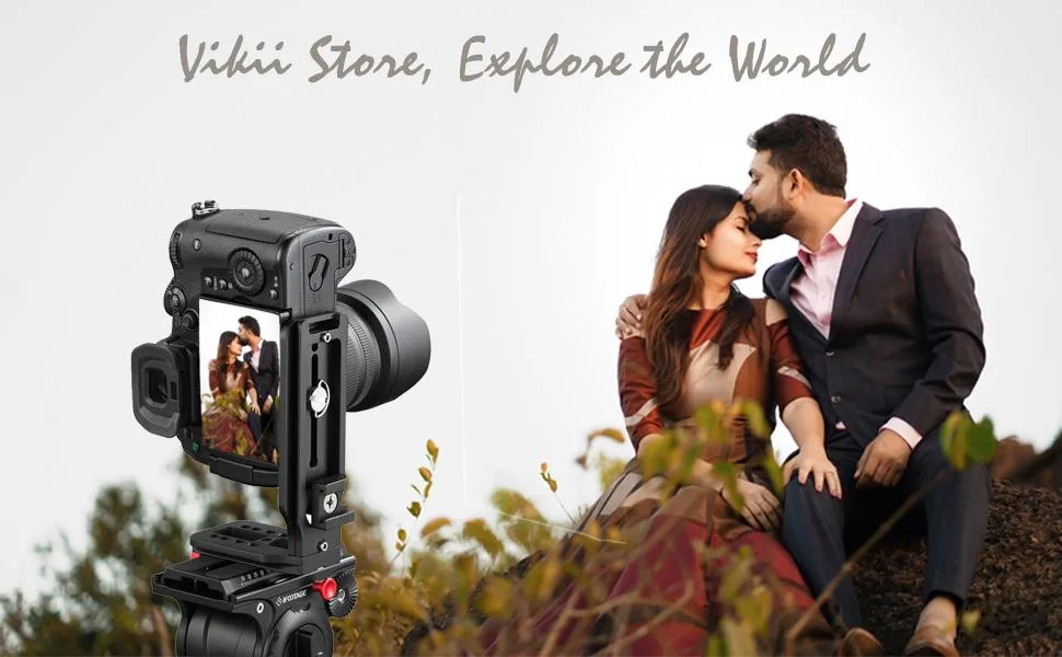DSLR Camera L Bracket Vertical Horizontal Switching Tripod Quick Release Plate Compatible with Canon Nikon Sony DJI Osmo Ronin Zhiyun Stabilizer Tripod Monopod - product information 1
