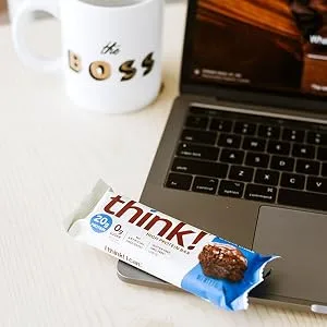Think! Protein Bars, High Protein Snacks, Gluten Free, Sugar Free Energy Bar with Whey Protein Isolate, Creamy Peanut Butter, Nutrition Bars without Artificial Sweeteners, 2.1 Oz (12 Count) Creamy Peanut Butter 12 Count - product information 5
