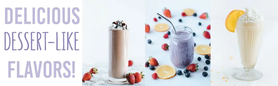 TransformHQ Meal Replacement Shake Powder 7 Servings (Blueberry Cheesecake) - Gluten Free, Non-GMO - MRS 7Serv flavors