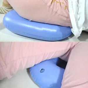 2PCS Inflatable Bed Pan Anti Bedsore Toilet Urinal for Elderly Bedridden Bed Pan Washable Portable Bedpans Bathroom - Inflatable bedsore pad