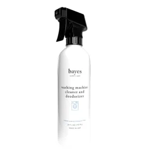 Bayes Washing Machine Cleaner & Deodorizer - Cleans and Eliminates Odors for Fresh Smelling Laundry - 24 Ounce 24 Fl Oz (Pack of 1) - Washing Machine Cleaner