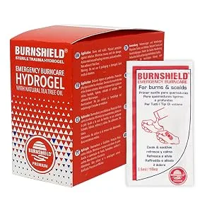 Burnshield First Aid Burn Relief Hydrogel Sachets, 25 Count - new image