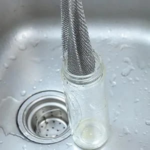 ERGONOW 8"X8"+4"X4" Mesh Cast Iron Scrubber Fine Rings Welded Chainmail Scrubber for Cups, Skillet Cast Iron Cleaner (8"X8"+4"X4") - product information 6
