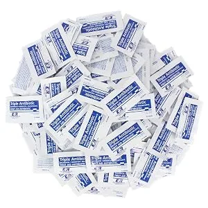 Ever Ready First Aid Triple Antibiotic Ointment .9gr Packets - 144 Count 144 Count (Pack of 1) - stack of 140