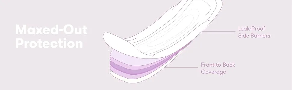 Frida Mom Postpartum Maternity Catch-All Pads for Maximum Absorbancy - 18 ct, White - maxed out protection