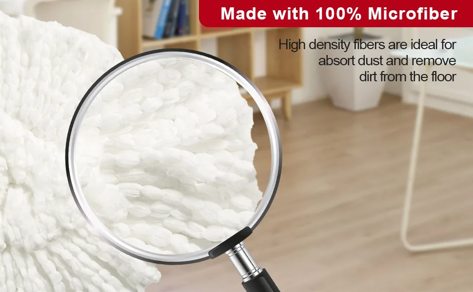 3 Pack Mop Replace Heads, Spin Mop Refill Heads Replacements Compatible with O Cedar 1-Tank System- Easy to Replace, Microfiber, Machine Washable - Microfiber Mop Head