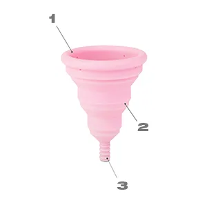 Intimina Lily Cup Compact - Small Menstrual Cup with Flat-fold Compact Design, Disposable Menstrual Cups, Period Cup Reusable (Size B) - collapsible menstrual cup,menstrual cup for low cervix