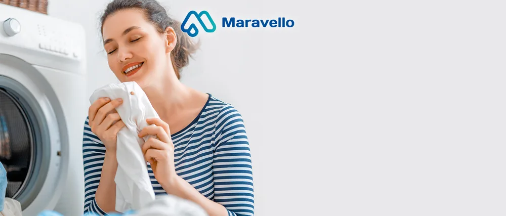 Maravello Disposal Cleaner and Deodorizer, Powerful Extra-Strength Sink Disposal Cleaner with Fresh Scent, Foaming Formula, 24 Tablets, 1 Year Supply Active Fresh - Maravello logo