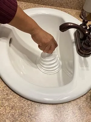 Master Plunger Mighty Tiny Plunger Designed for Bathroom/Kitchen Sinks, Perfect for RVs. Unclogs Fast & Easy (Patent Pending), White - mighty plunger,master plunger,aki,mint craft drain plunger,liquid plumber, plumb craft,mini plunger