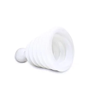 Master Plunger Mighty Tiny Plunger Designed for Bathroom/Kitchen Sinks, Perfect for RVs. Unclogs Fast & Easy (Patent Pending), White - mini plunger,small plunger,compact plunger,rv plunger,drain unclogger,clog blaster,drano,drainclean