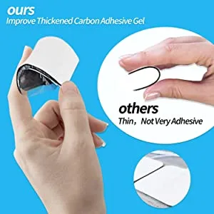 TENS Unit Replacement Pads, 28 PCS Premium Thickened Reusable Self-Adhesive Electrode Pads for EMS Muscle Stimulator Massager, 2"x4" - 8 Pcs, 2"x2" - 16 Pcs and 2.75" Round - 4 Pcs - product information 3