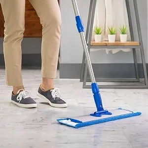 18" Absorbent Microfiber Wet Mop Pad - Reusable, Machine Washable, Refills (2 Pack) 2 Count (Pack of 1) - 18 inch Professional Microfiber Mop Pad Refills