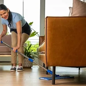 18" Absorbent Microfiber Wet Mop Pad - Reusable, Machine Washable, Refills (2 Pack) 2 Count (Pack of 1) - Premium 18 inch Microfiber Wet Mop Pads