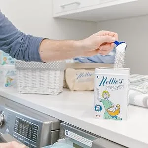 Nellie's Laundry Detergent Soda, 1.6lbs, 50 Load Bag Fragrance Free 1.6 Pound (Pack of 1) - LIfestyle