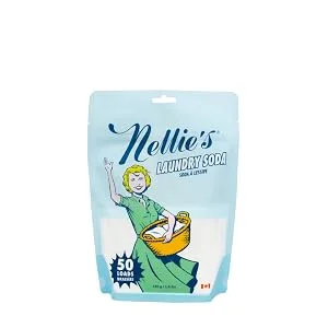 Nellie's Laundry Detergent Soda, 1.6lbs, 50 Load Bag Fragrance Free 1.6 Pound (Pack of 1) - NLS 50