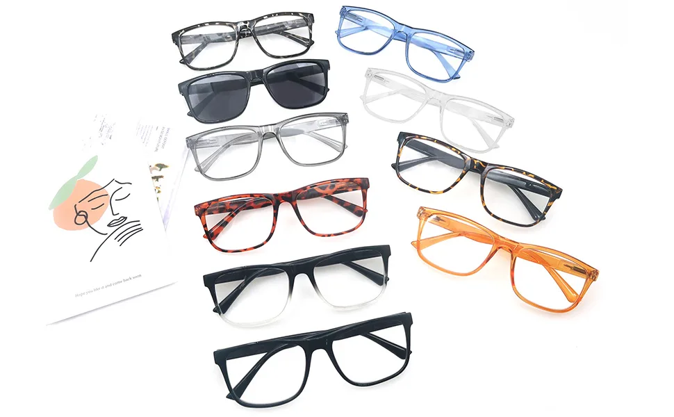 OLOMEE Reading Glasses 1.5 Oversize Large Square Men Readers 4 Pack,Comfort Lightweight Eyeglasses Flexible Spring Hinge 4 Mix Color 1.5 x - Reading Glasses Oversize Large Square Men Readers 4 Pack