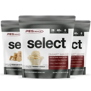 PEScience Select Low Carb Protein Powder, Cookies and Cream, 5 Serving, Keto Friendly and Gluten Free Cookies & Cream 5 Servings (Pack of 1) - mass gainer select smart mass clean protein meal replacement shake high carb whey casein milk