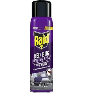 Raid Bed Bug Foaming Spray, Kills Bed Bugs and Their Eggs, For Indoor Use, Non-Staining, Keeps Killing for Weeks, 16.5 oz - product information 1