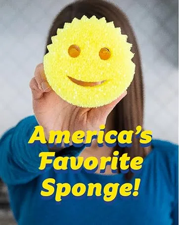 Scrub Daddy Special Edition Spring - Scratch-Free Multipurpose Dish Sponge - BPA Free & Made with Polymer Foam - Stain, Mold & Odor Resistant Kitchen Sponge (3ct) Scrub Daddy Spring - scrub daddy