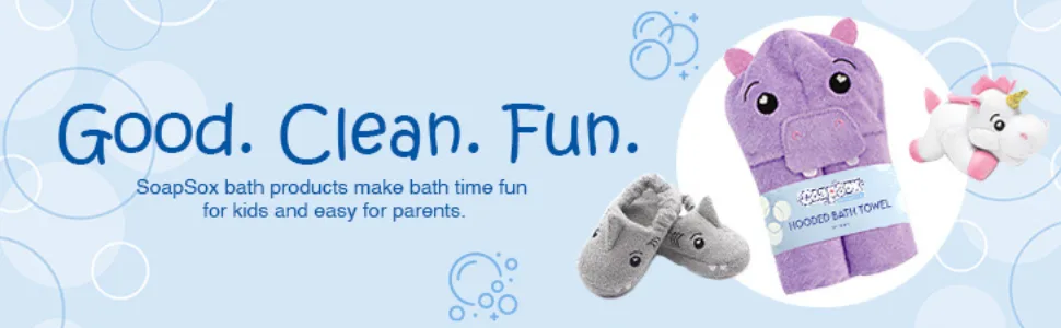 SoapSox Bath Toy Sponge, Hunter The Gator - Good Clean Fun Footer