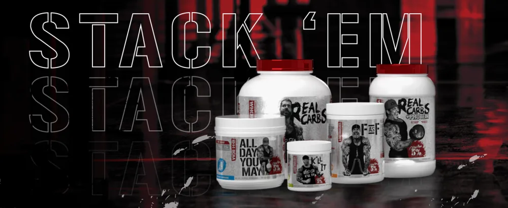 5% Nutrition Rich Piana Kill It Pre Workout Powder - Mango Pineapple - 30 Serve - 13.23 Oz. - Stacks